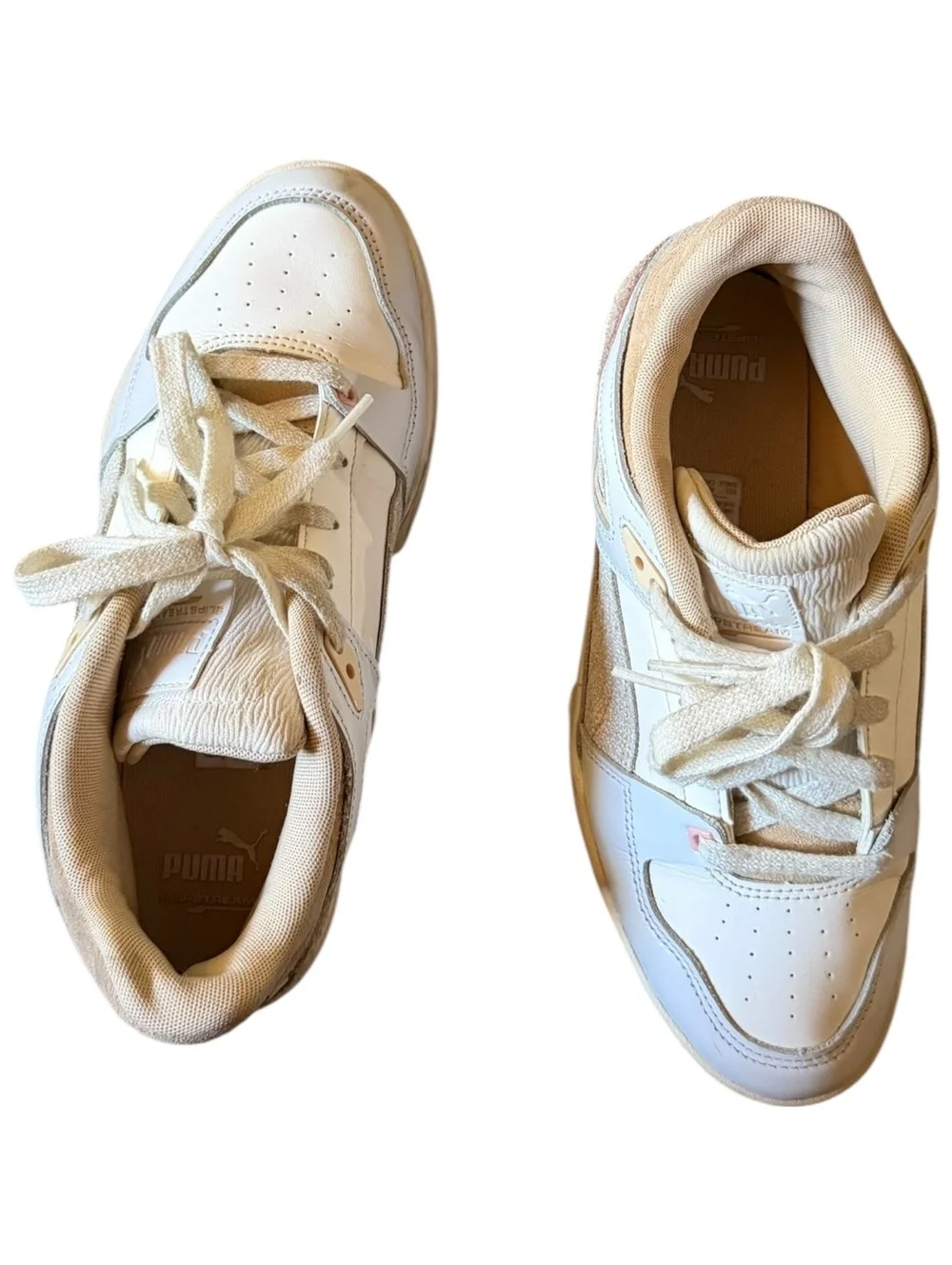 Puma Slipstream Thrifted White Sneakers
